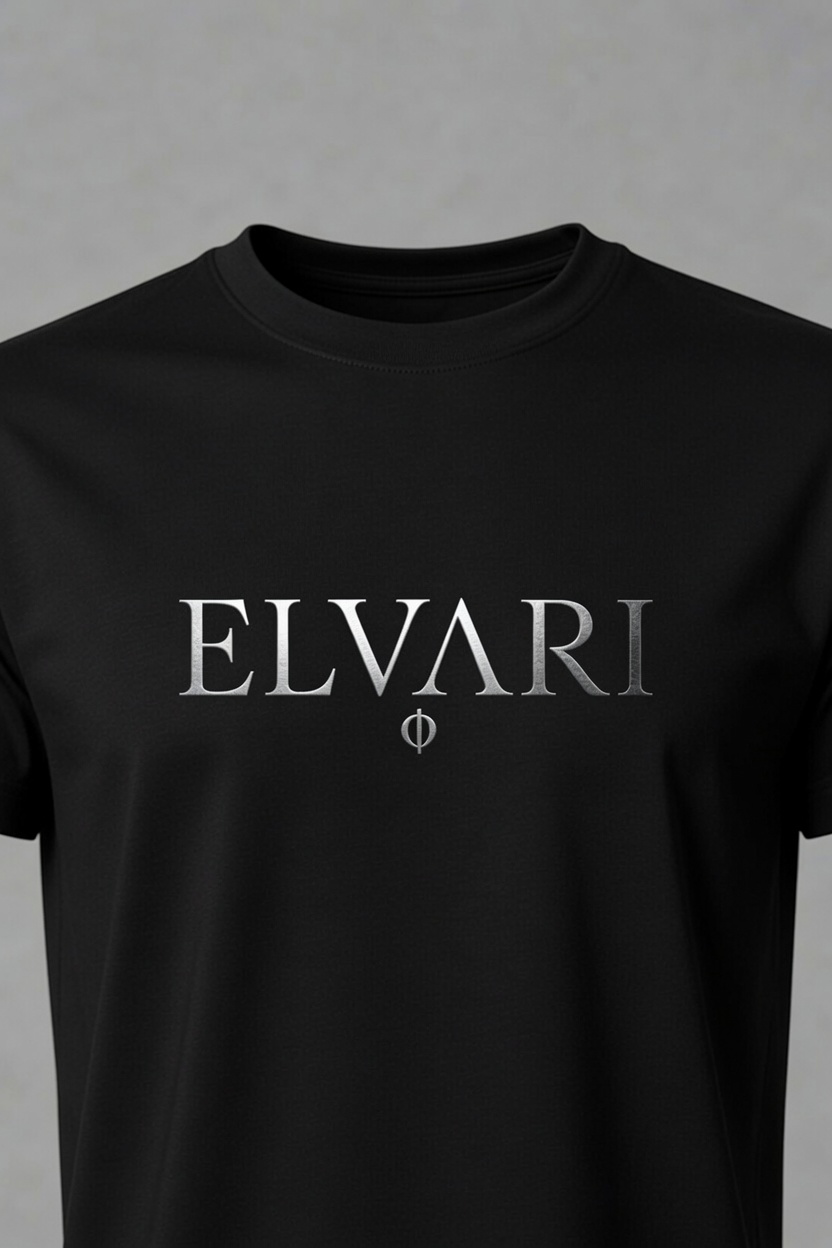 Elvari Classic Black Tee